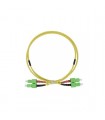 SC/APC-SC/APC Patchcord Zip Duplex cable 9/125 3 mt