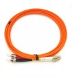 LC-ST Patchcord Zipduplex cable 50/125 OM2 1 mt