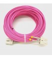 LC-LC Patchcord Zip Duplex cable 50/125 OM4 20 mt